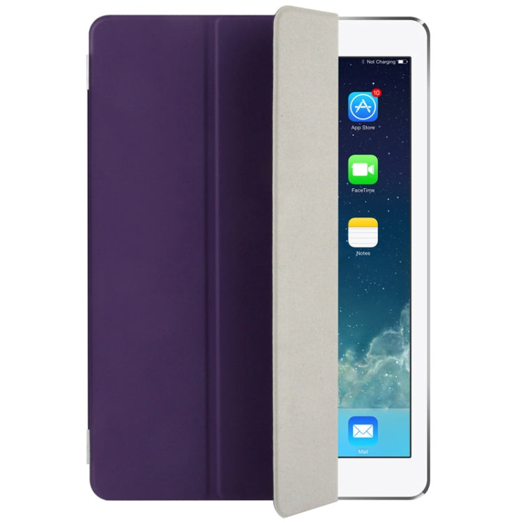 Single Side 3-Folding Polyurethane Smart Cover for iPad Air / iPad Air 2