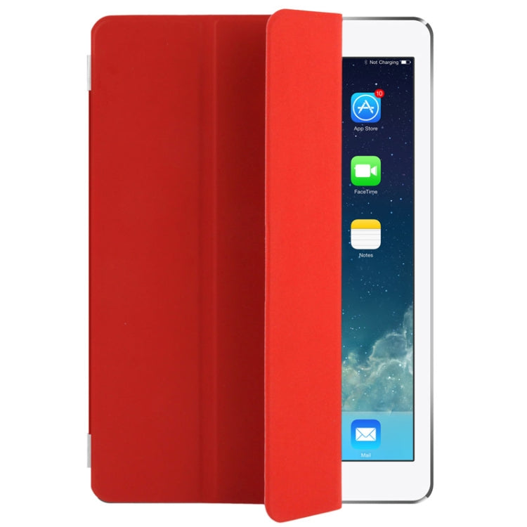 Single Side 3-Folding Polyurethane Smart Cover for iPad Air / iPad Air 2