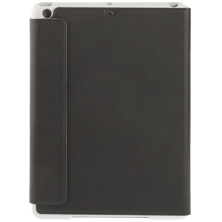 3-folding Small Plaid Texture Leather Case with Holder & Sleep / Wake-up Function for iPad Air