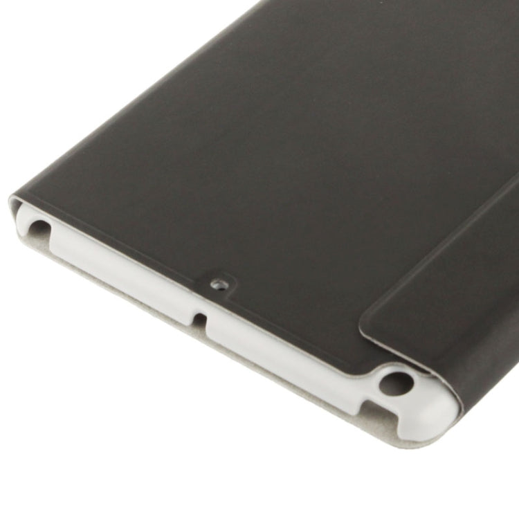3-folding Small Plaid Texture Leather Case with Holder & Sleep / Wake-up Function for iPad Air