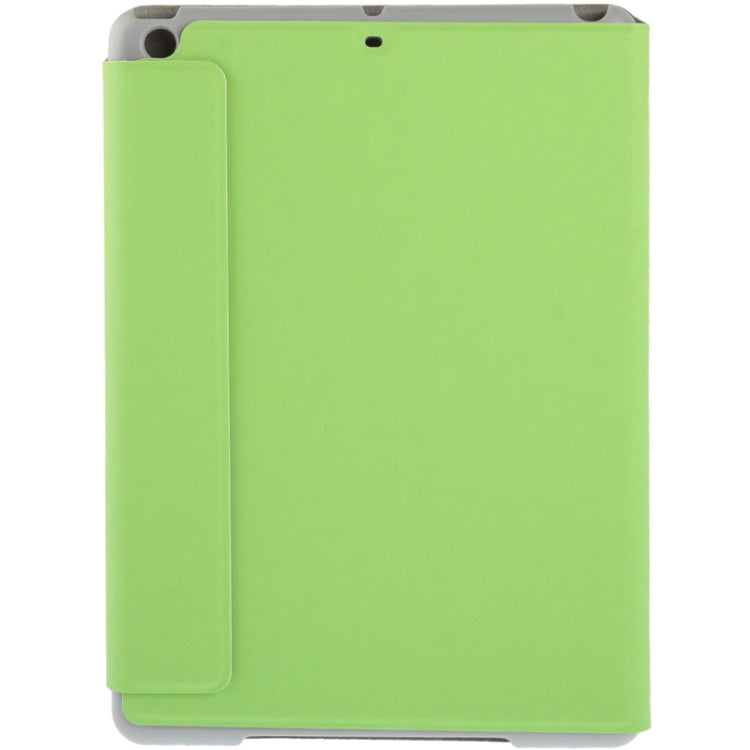 3-folding Small Plaid Texture Leather Case with Holder & Sleep / Wake-up Function for iPad Air