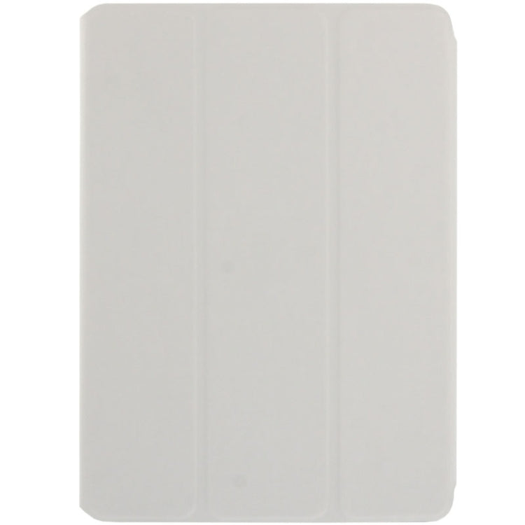 3-folding Small Plaid Texture Leather Case with Holder & Sleep / Wake-up Function for iPad Air