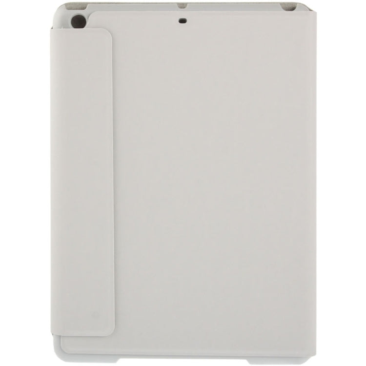 3-folding Small Plaid Texture Leather Case with Holder & Sleep / Wake-up Function for iPad Air