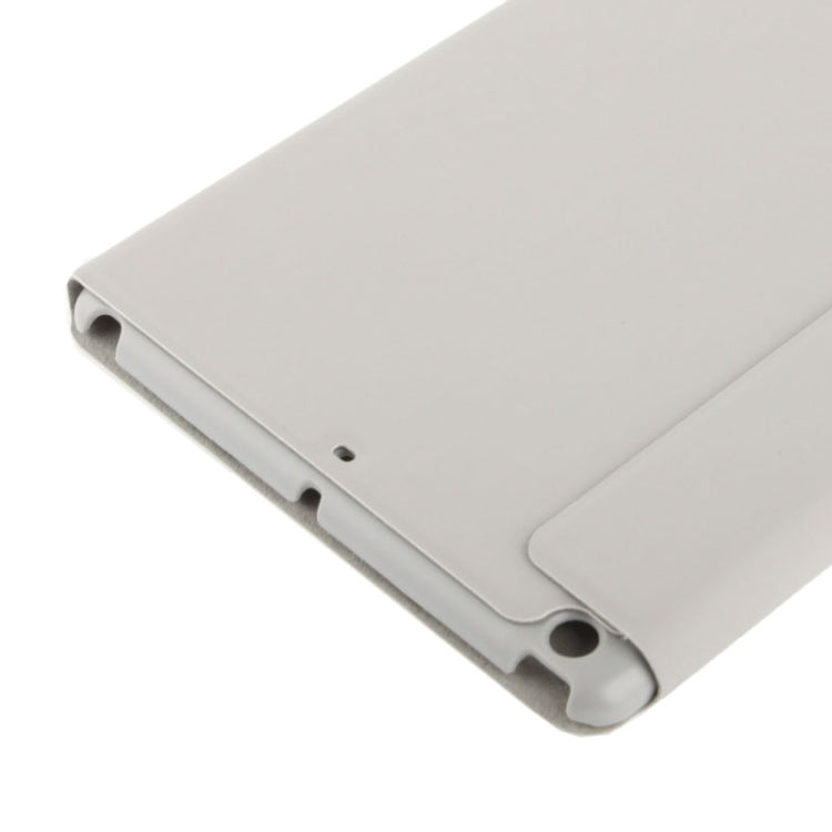 3-folding Small Plaid Texture Leather Case with Holder & Sleep / Wake-up Function for iPad Air