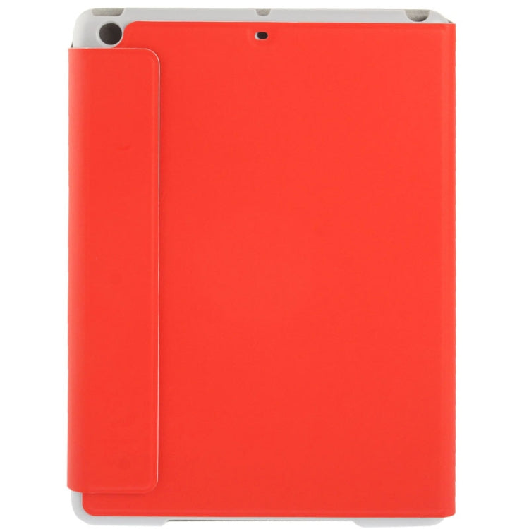 3-folding Small Plaid Texture Leather Case with Holder & Sleep / Wake-up Function for iPad Air