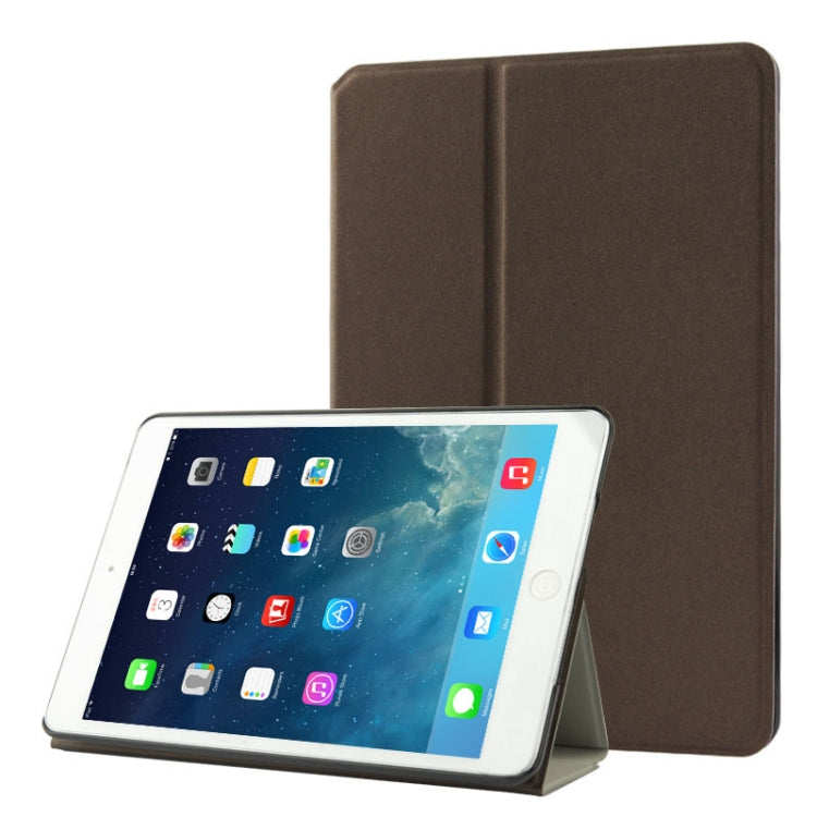 Frosted Texture Flip Leather Case with Holder for iPad Air