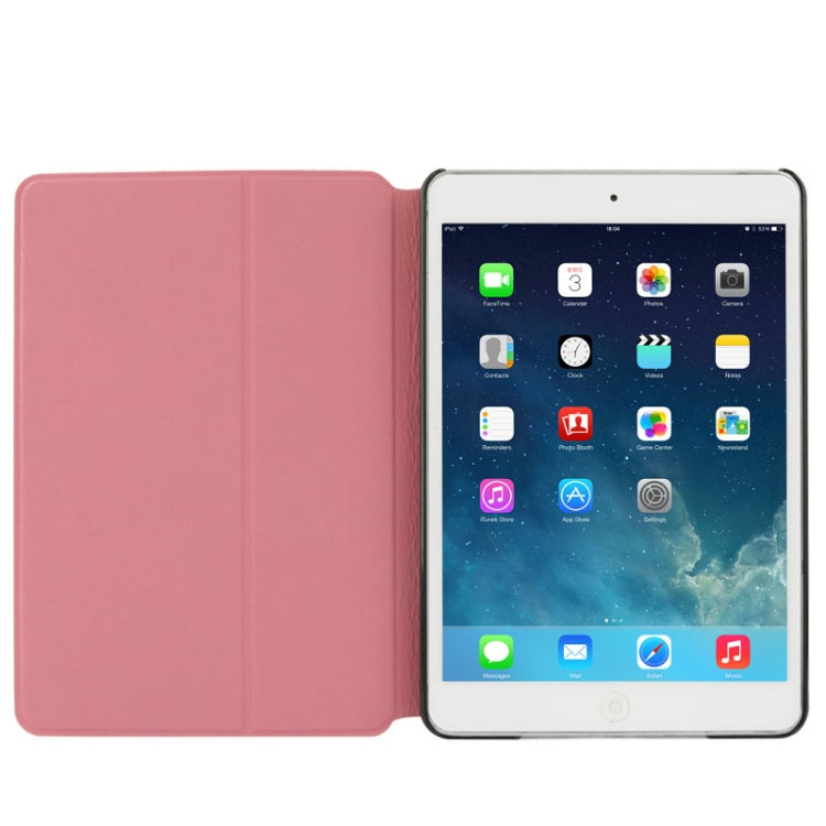 Frosted Texture Flip Leather Case with Holder for iPad Air