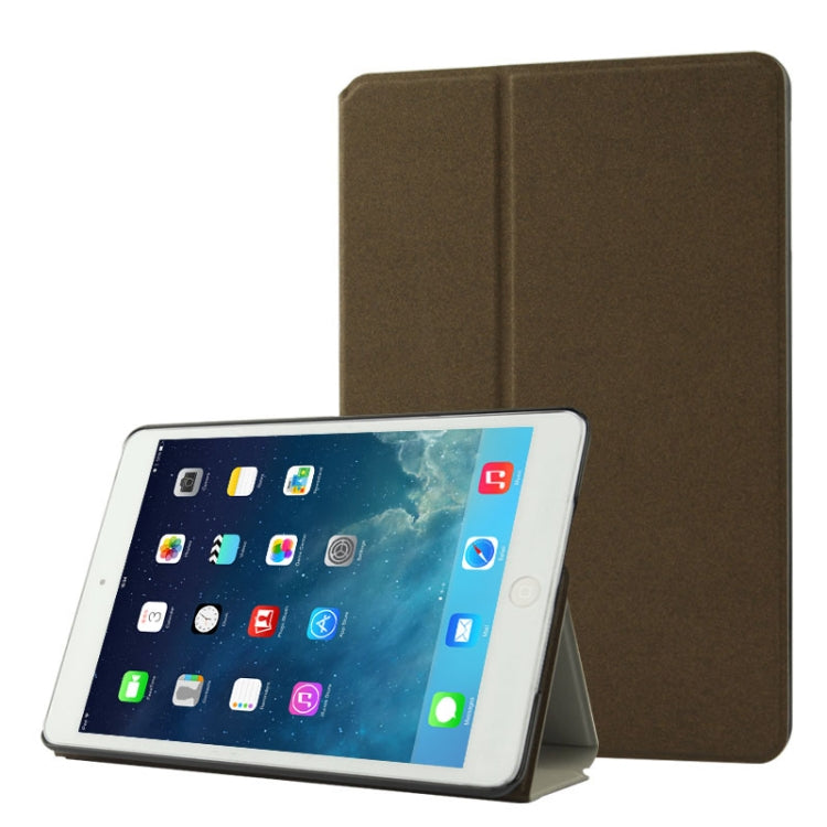 Frosted Texture Flip Leather Case with Holder for iPad Air