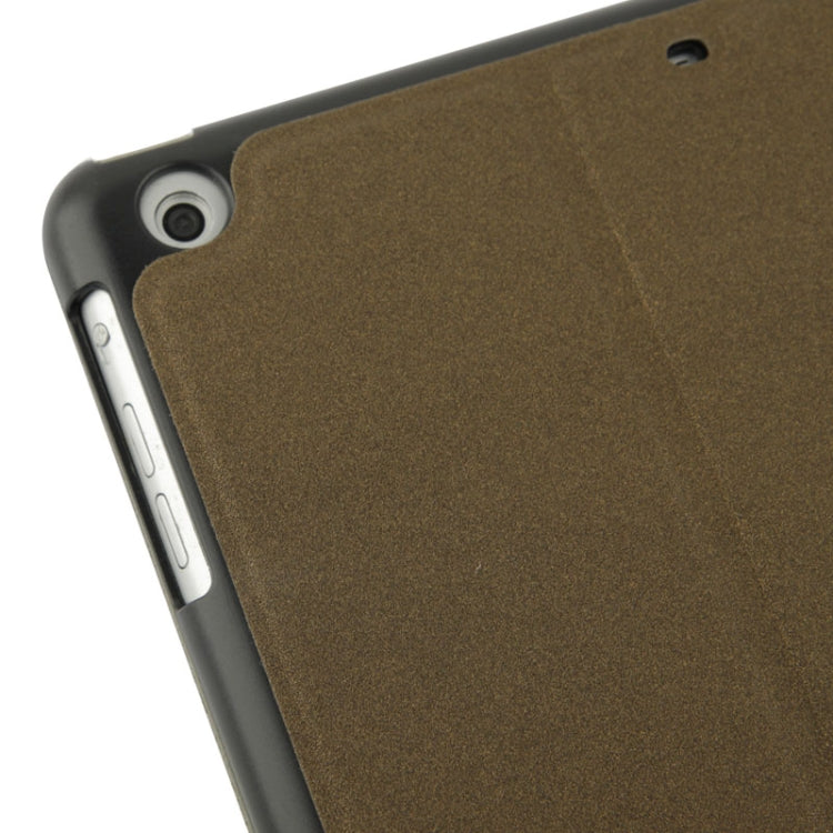 Frosted Texture Flip Leather Case with Holder for iPad Air