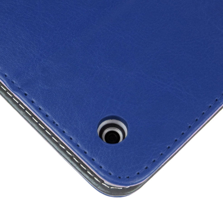 Crazy Horse Texture Embossing Pattern Protective PU Leather Case with Sleep / Wake-up Function & Credit Card Slots for iPad Air