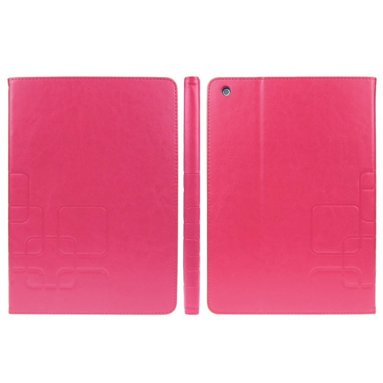 Crazy Horse Texture Embossing Pattern Protective PU Leather Case with Sleep / Wake-up Function & Credit Card Slots for iPad Air