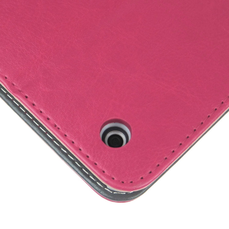 Crazy Horse Texture Embossing Pattern Protective PU Leather Case with Sleep / Wake-up Function & Credit Card Slots for iPad Air