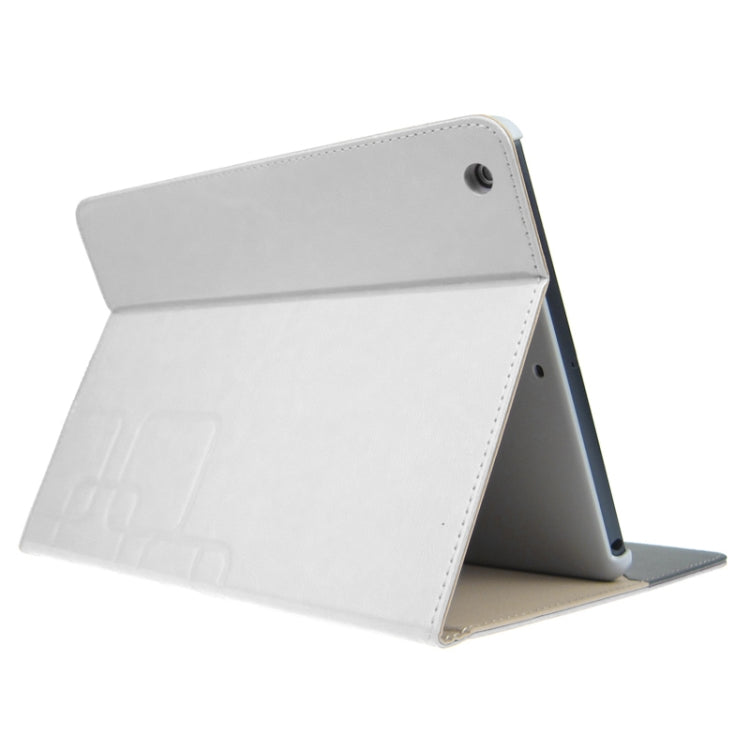 Crazy Horse Texture Embossing Pattern Protective PU Leather Case with Sleep / Wake-up Function & Credit Card Slots for iPad Air