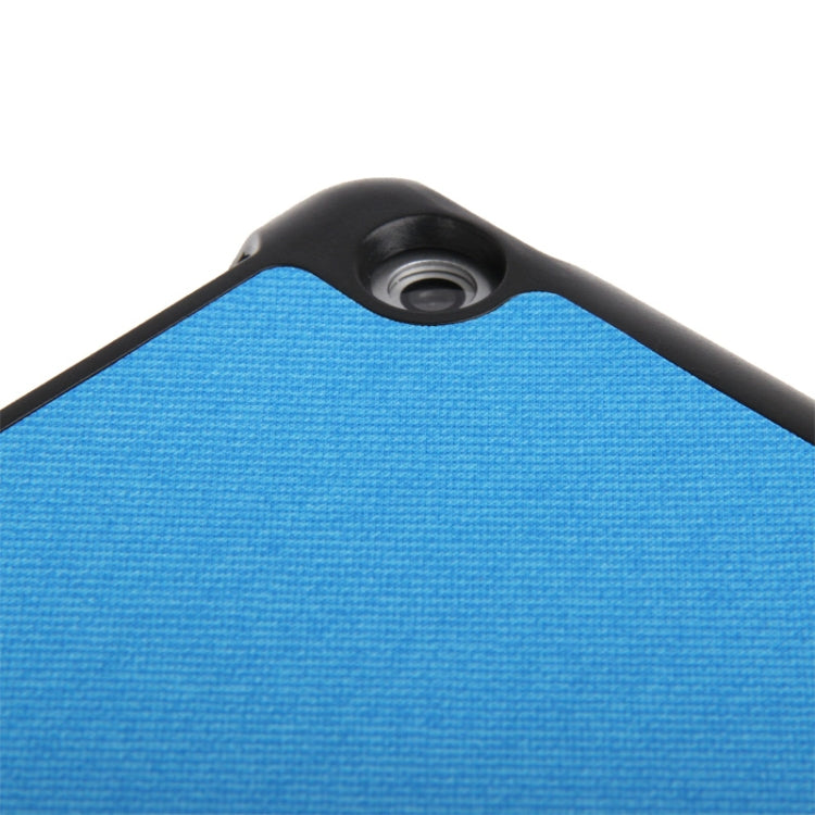 Denim Texture Leather Case with Holder & Sleep / Wake-up Function for iPad Air