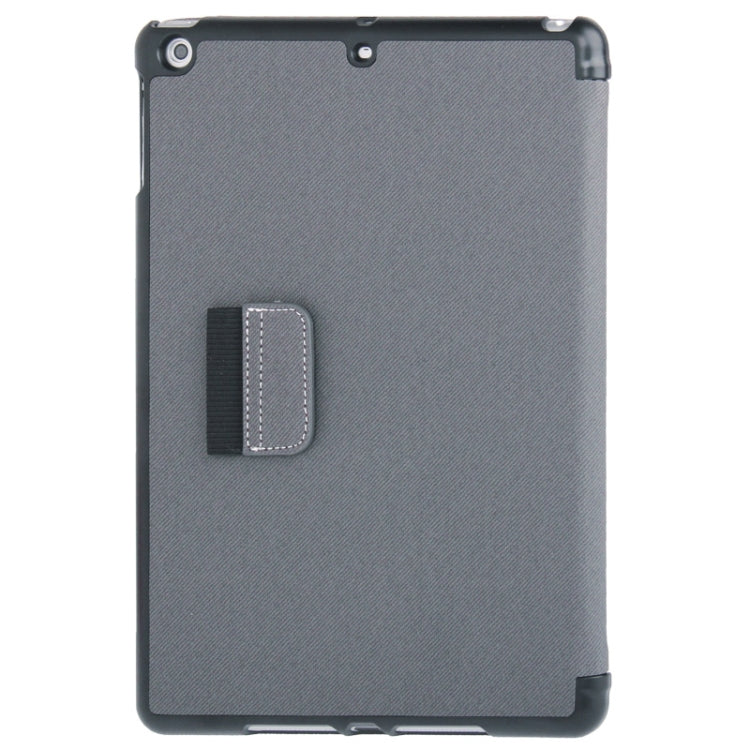 Denim Texture Leather Case with Holder & Sleep / Wake-up Function for iPad Air