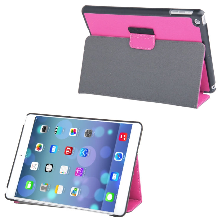 Denim Texture Leather Case with Holder & Sleep / Wake-up Function for iPad Air