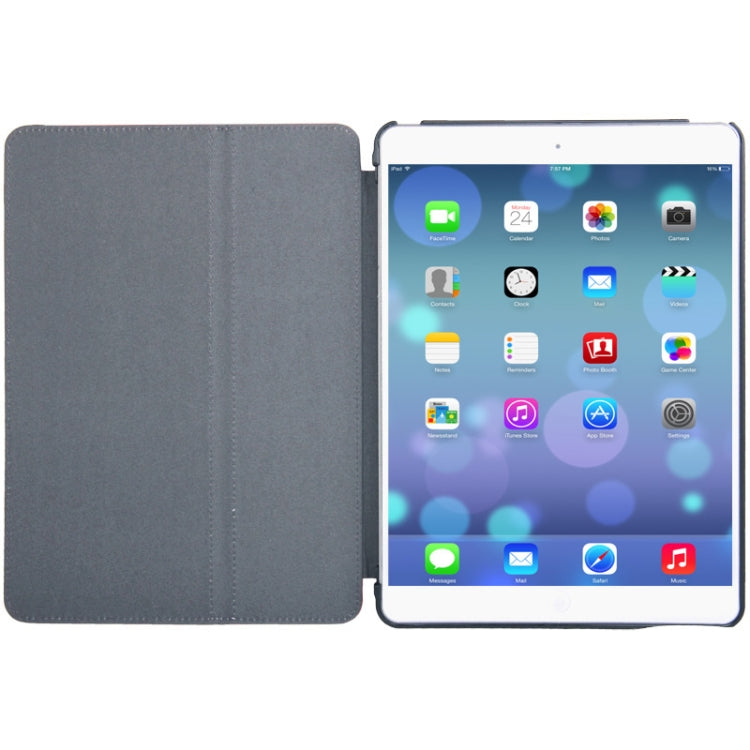 Denim Texture Leather Case with Holder & Sleep / Wake-up Function for iPad Air