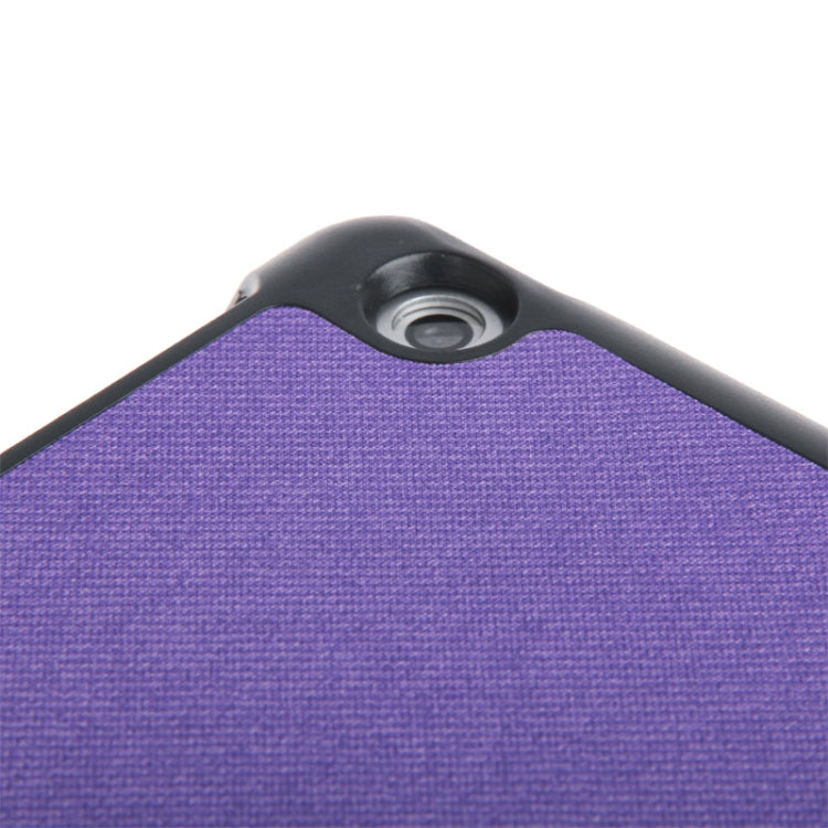Denim Texture Leather Case with Holder & Sleep / Wake-up Function for iPad Air