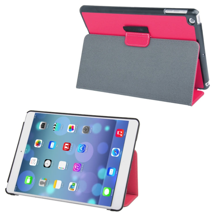 Denim Texture Leather Case with Holder & Sleep / Wake-up Function for iPad Air