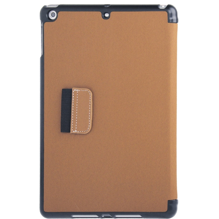 Denim Texture Leather Case with Holder & Sleep / Wake-up Function for iPad Air
