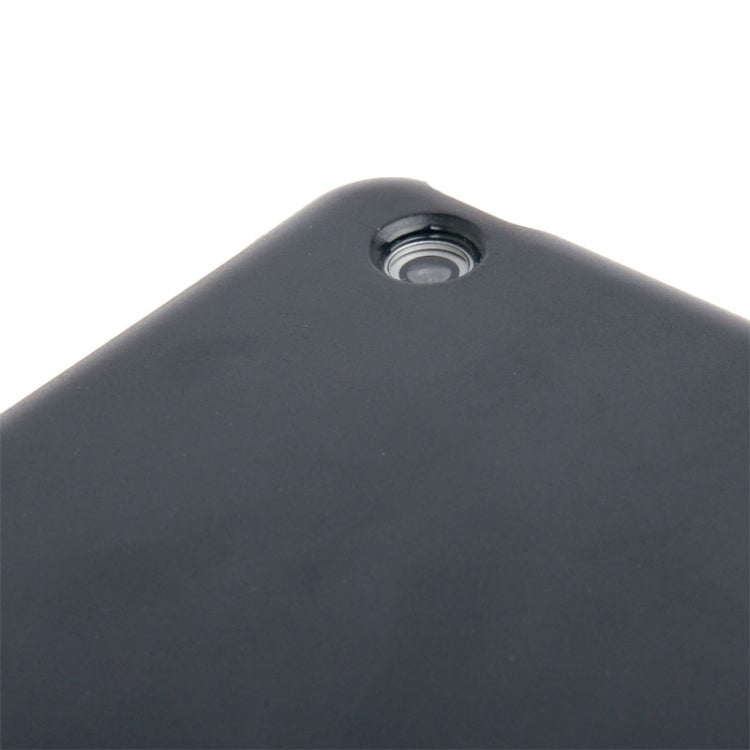 3-folding Leather Cover Frosted Plastic Case with Holder & Sleep / Wake-up Function for iPad Air
