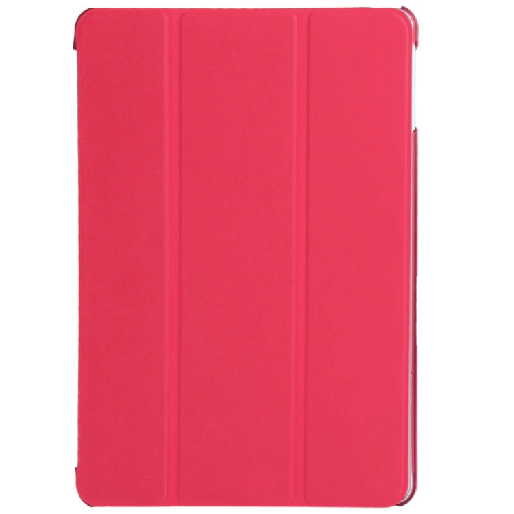 3-folding Leather Cover Frosted Plastic Case with Holder & Sleep / Wake-up Function for iPad Air