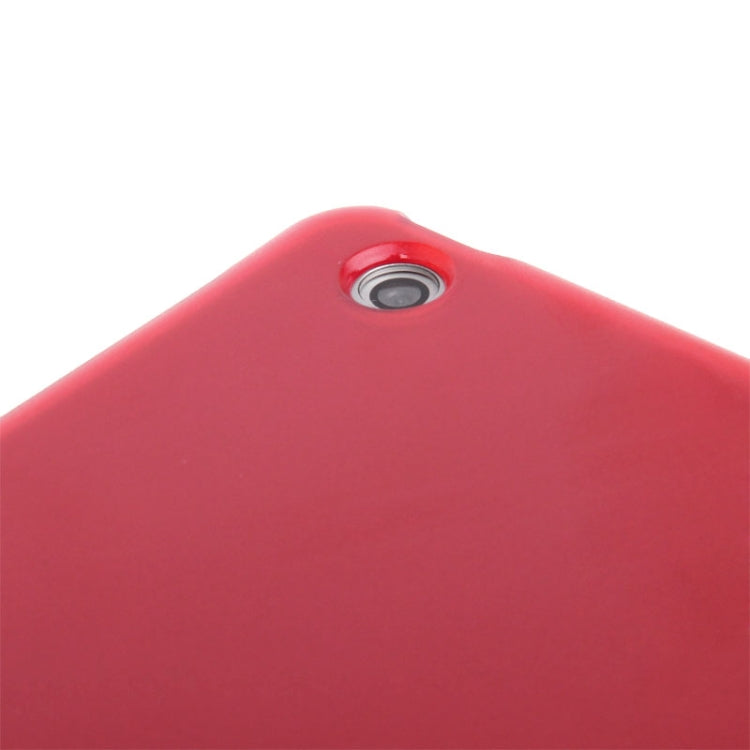 3-folding Leather Cover Frosted Plastic Case with Holder & Sleep / Wake-up Function for iPad Air