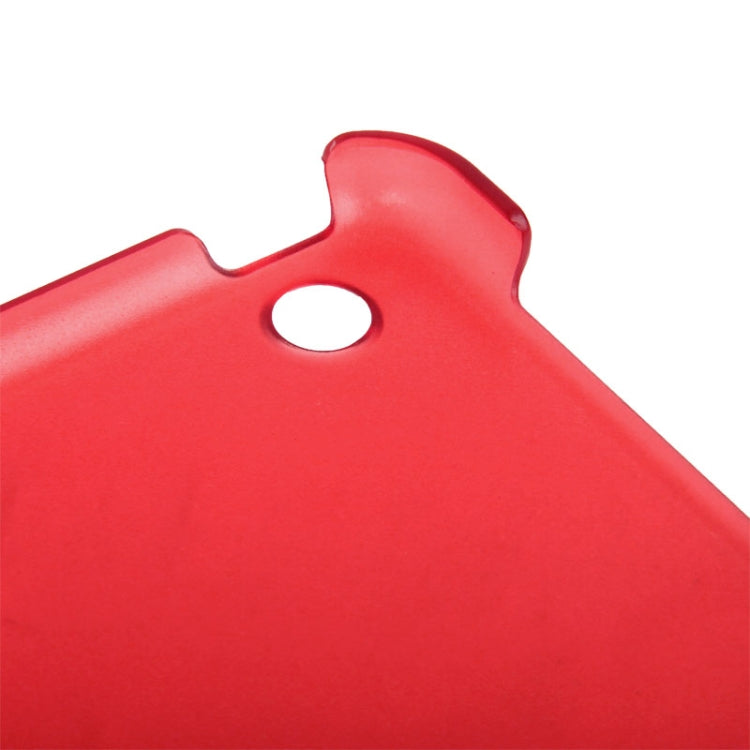 3-folding Leather Cover Frosted Plastic Case with Holder & Sleep / Wake-up Function for iPad Air