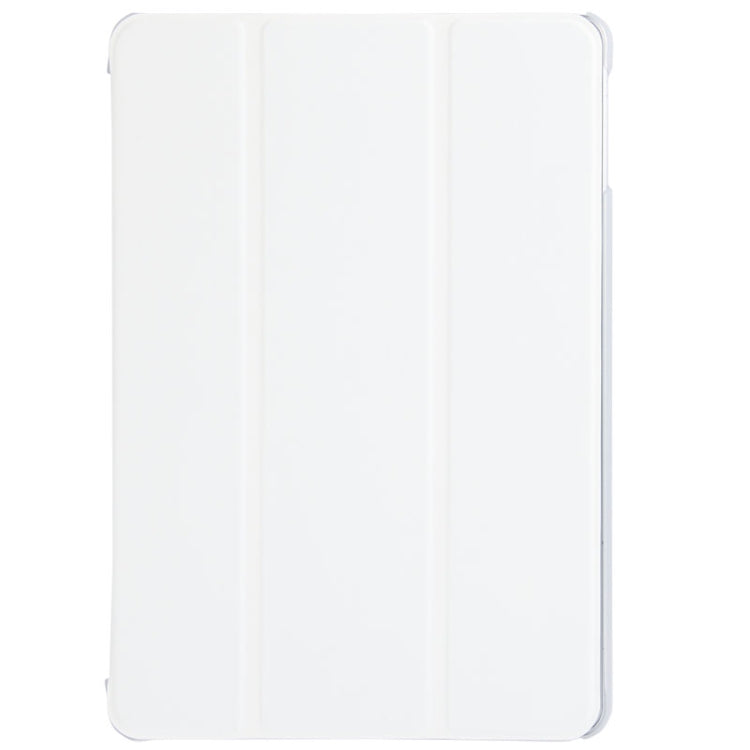 3-folding Leather Cover Frosted Plastic Case with Holder & Sleep / Wake-up Function for iPad Air