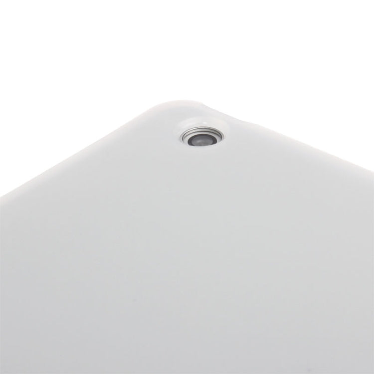 3-folding Leather Cover Frosted Plastic Case with Holder & Sleep / Wake-up Function for iPad Air