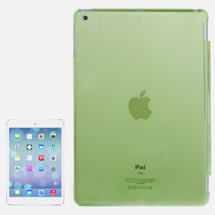 Smooth Surface Translucent Smart Cover Partner Crystal Protective Case for iPad Air