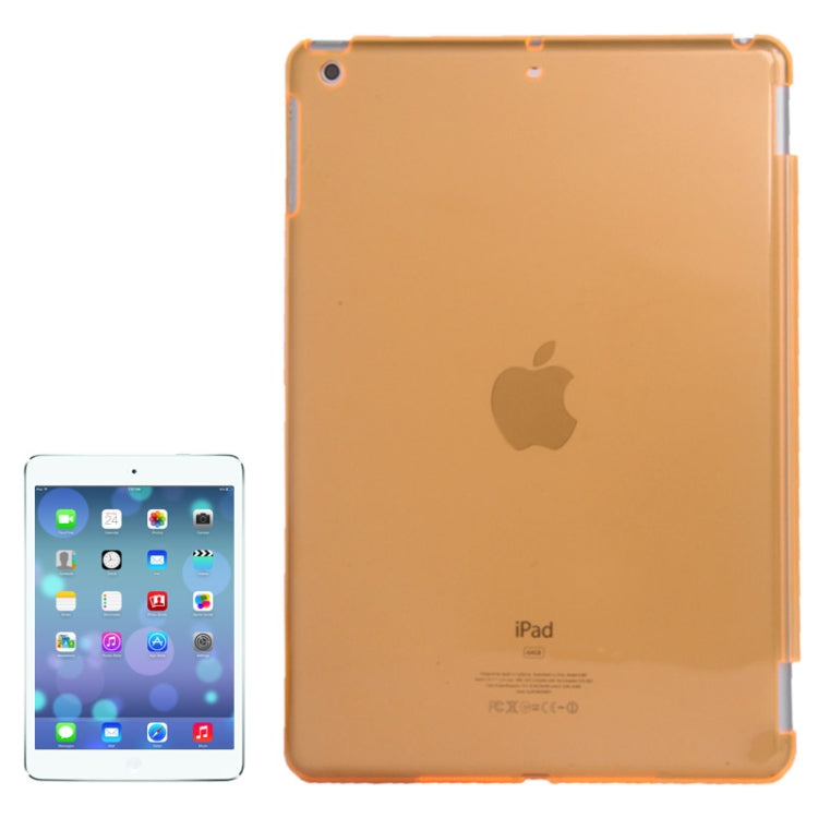 Smooth Surface Translucent Smart Cover Partner Crystal Protective Case for iPad Air