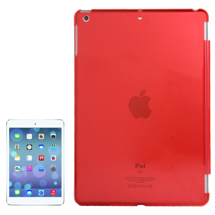 Smooth Surface Translucent Smart Cover Partner Crystal Protective Case for iPad Air