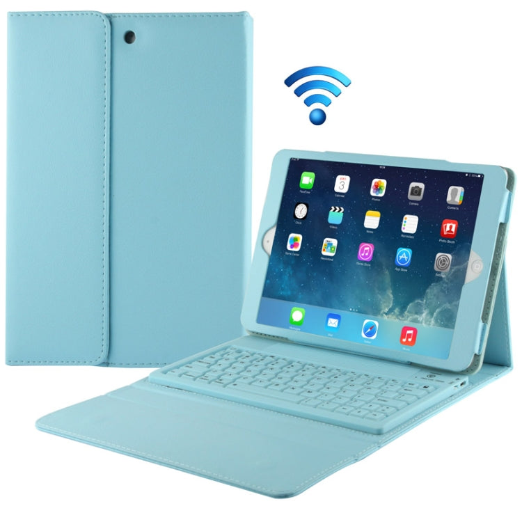 BriefTablet Case Style Litchi Texture Bluetooth 3.0 Silicone Keyboard Leather Tablet Case with Holder for iPad Air