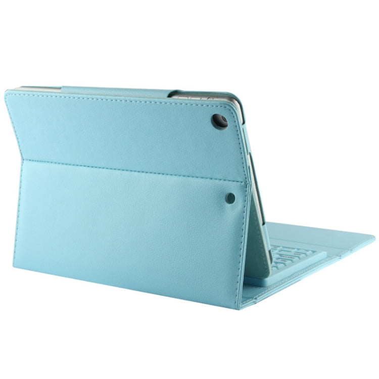 BriefTablet Case Style Litchi Texture Bluetooth 3.0 Silicone Keyboard Leather Tablet Case with Holder for iPad Air