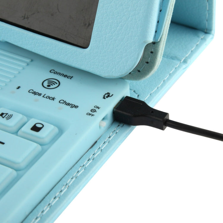 BriefTablet Case Style Litchi Texture Bluetooth 3.0 Silicone Keyboard Leather Tablet Case with Holder for iPad Air