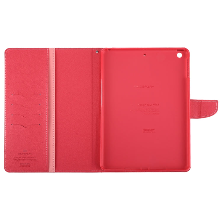 GOOSPERY FANCY DIARY for iPad Air Cross Texture Leather Case with Card Slot & Holder & Wallet