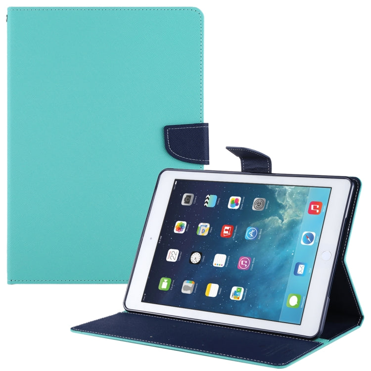 GOOSPERY FANCY DIARY for iPad Air Cross Texture Leather Case with Card Slot & Holder & Wallet