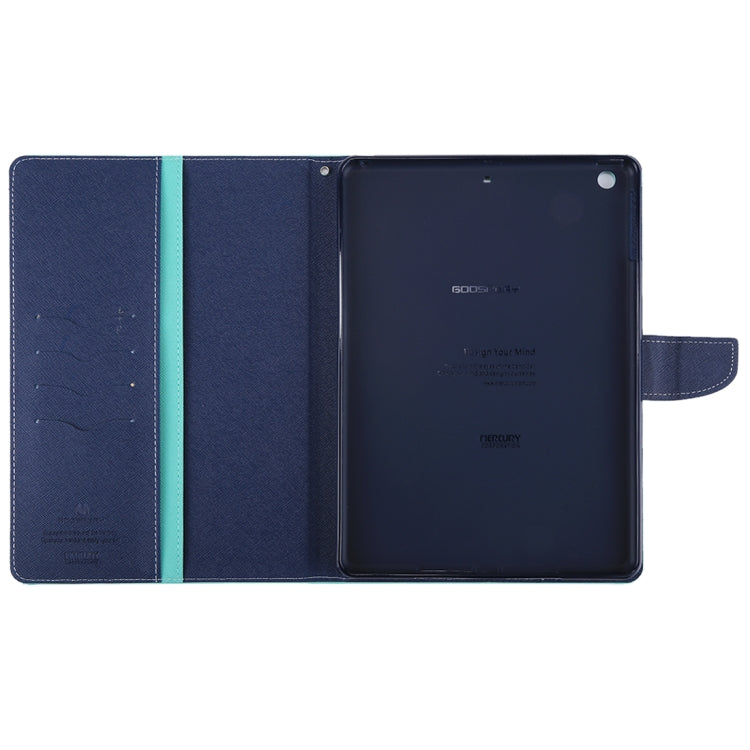 GOOSPERY FANCY DIARY for iPad Air Cross Texture Leather Case with Card Slot & Holder & Wallet