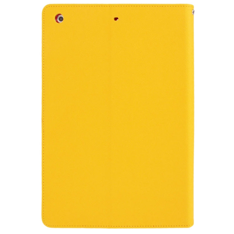 GOOSPERY FANCY DIARY for iPad Air Cross Texture Leather Case with Card Slot & Holder & Wallet