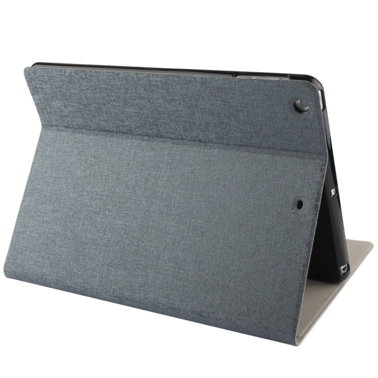 Oracle Texture Horizontal Flip Leather Case with Holder & Credit Card Slot & Sleep / Wake-up Function for iPad Air (Grey)