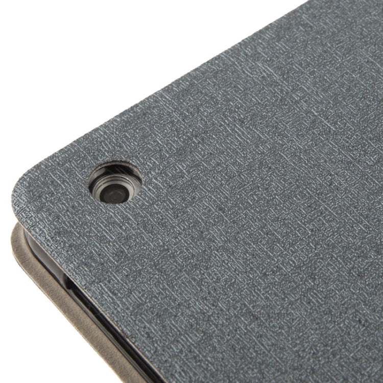 Oracle Texture Horizontal Flip Leather Case with Holder & Credit Card Slot & Sleep / Wake-up Function for iPad Air (Grey)