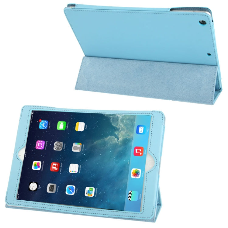 3-folding Leather Case with Holder for iPad Air