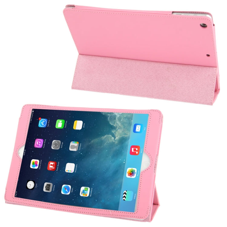 3-folding Leather Case with Holder for iPad Air