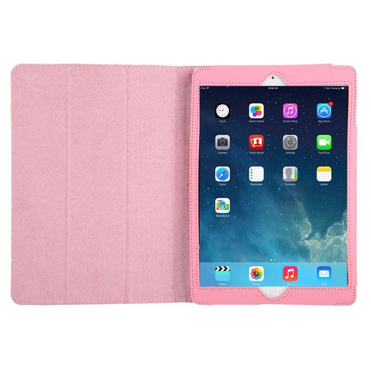 3-folding Leather Case with Holder for iPad Air