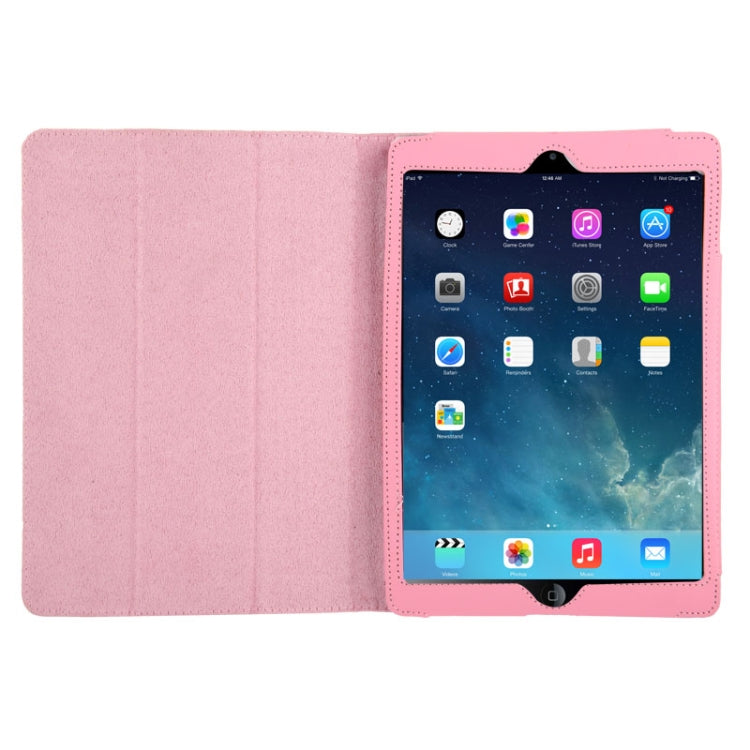 3-folding Leather Case with Holder for iPad Air