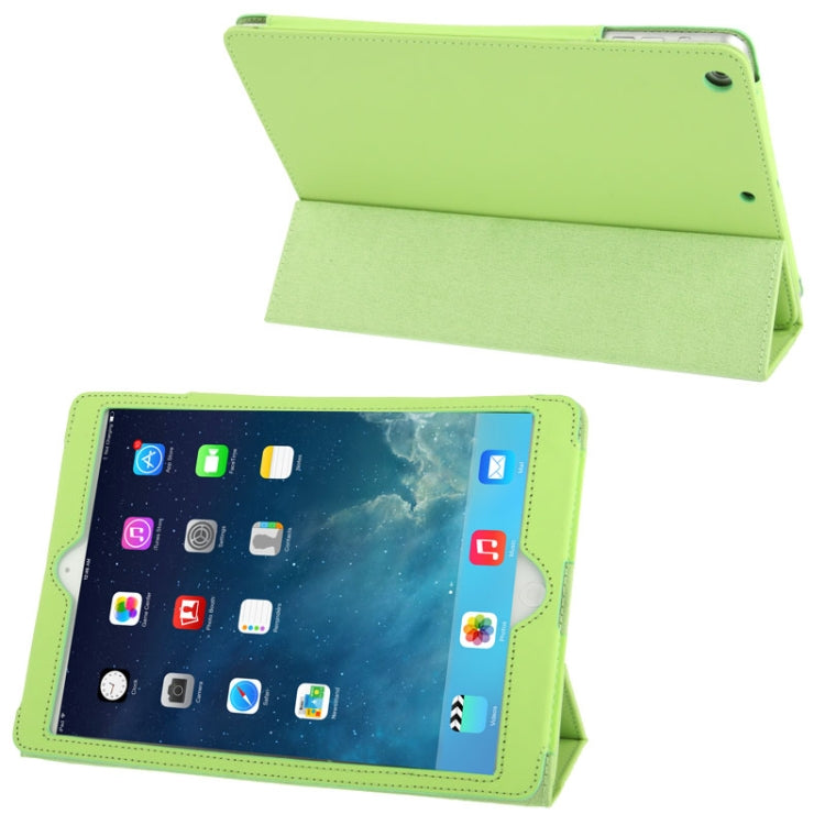 3-folding Leather Case with Holder for iPad Air