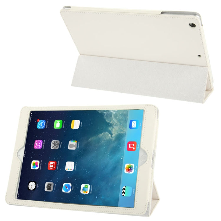 3-folding Leather Case with Holder for iPad Air