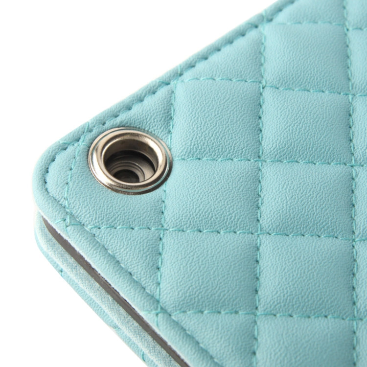 Plaid Texture Leather Case with 3 Gears Holder & Sleep / Wake-up Function
