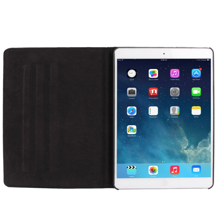 Plaid Texture Leather Case with 3 Gears Holder & Sleep / Wake-up Function